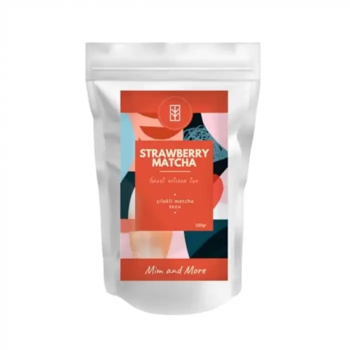 Strawberry Matcha - Çilek Aromalı Matcha, 100 g