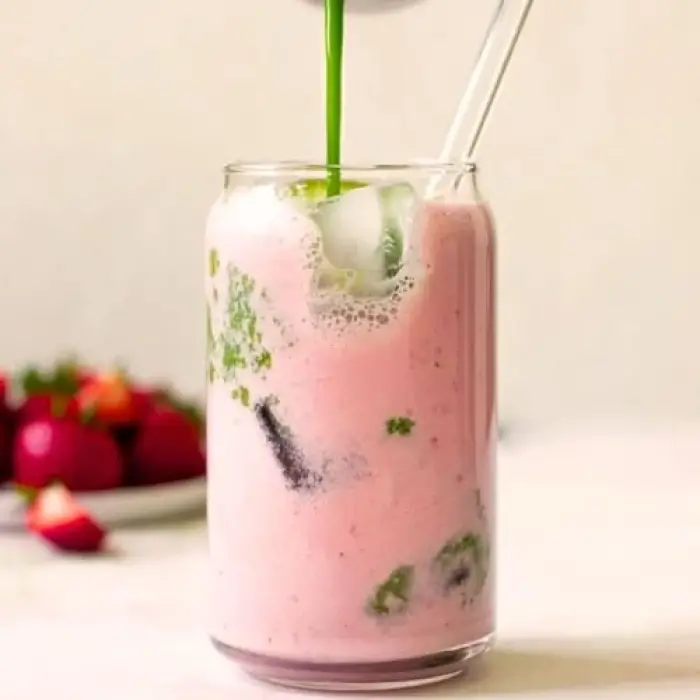 Strawberry Matcha - Çilek Aromalı Matcha, 100 g