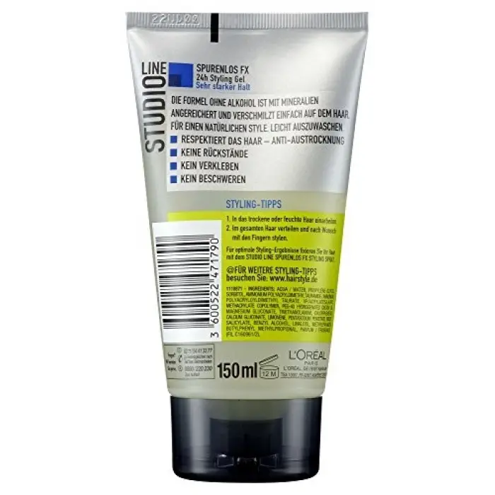 Studio Line Traceless Fx Styling Gel Strong 150 Ml, 1 Paket (1 X 150 Ml)