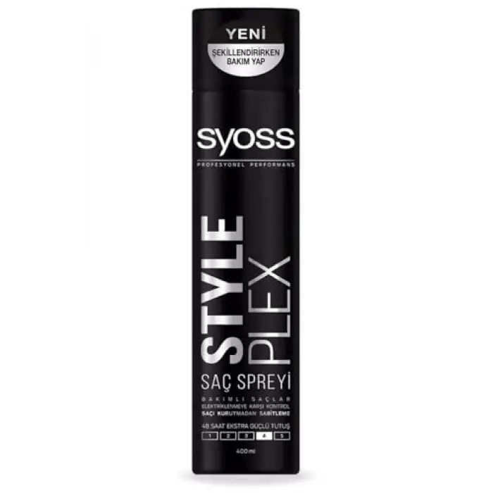 Style Flex Saç Spreyi, 400 ml, Şekillendirirken Bakım Yapan Formül