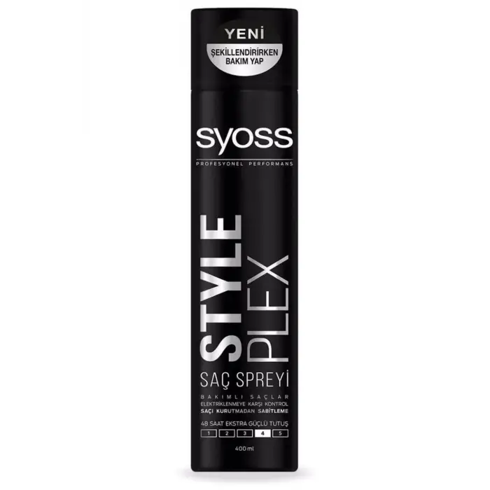 Style Flex Saç Spreyi, 400 ml, Şekillendirirken Bakım Yapan Formül