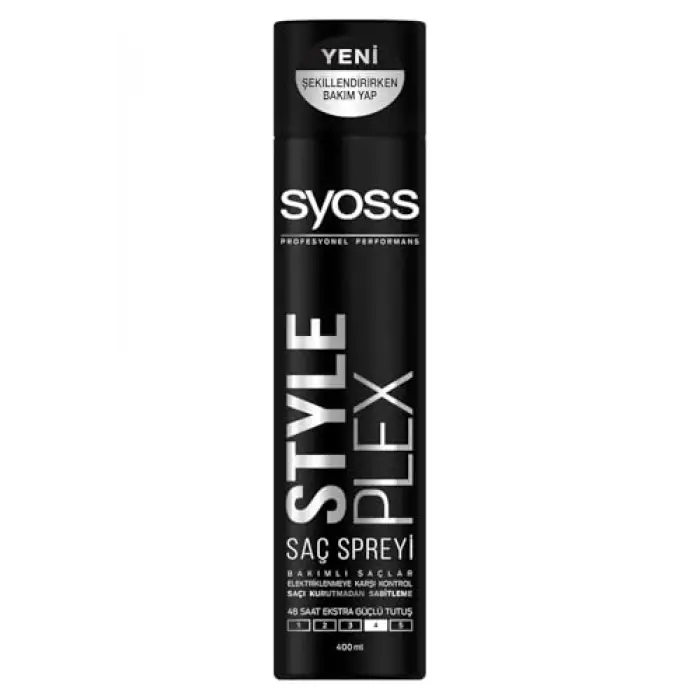 Style Plex 48 Saat Extra Güçlü Saç Spreyi NO:4, 400 ml