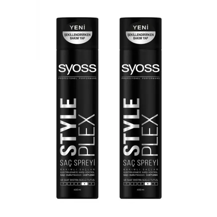Styleplex Saç Spreyi, 400 ml, 2 Adet 40151002040870