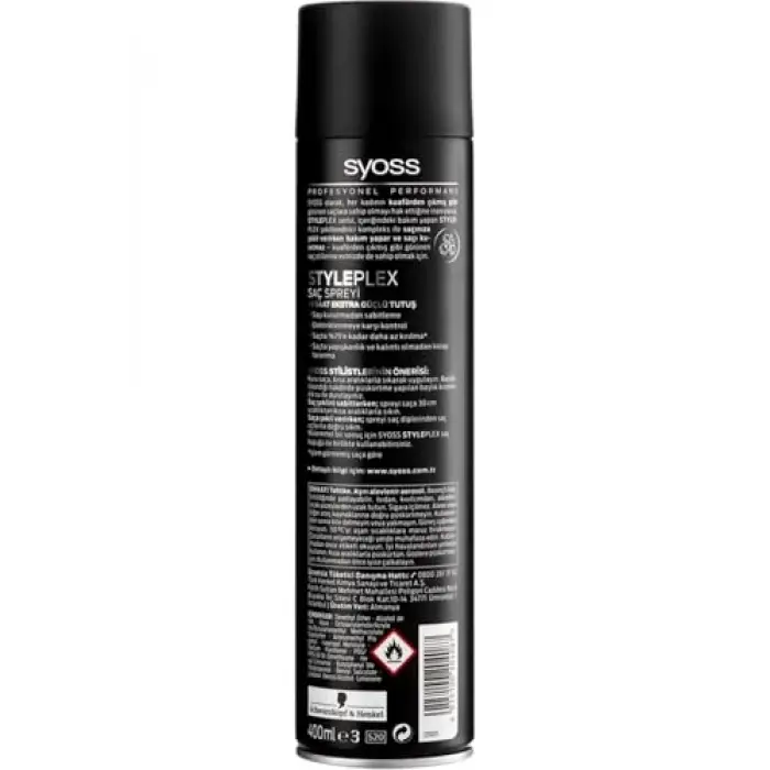 StylePlex Saç Spreyi, Güçlü Tutuş, 400 ml