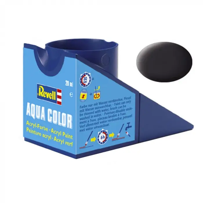 Su Bazlı Maket Boyası Katran Siyahı Mat 18 Ml (36106)
