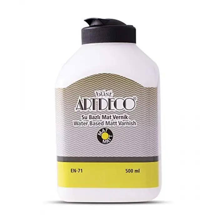 Su Bazlı Mat Vernik, 500ml