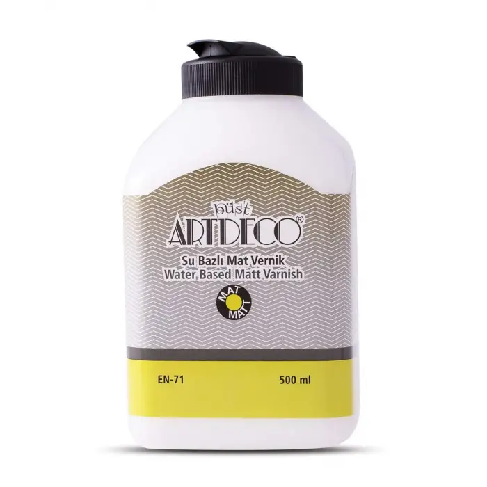 Su Bazlı Mat Vernik, 500ml