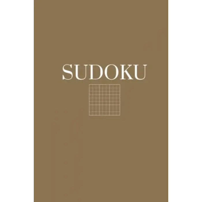 Sudoku Bulmaca Kitabı, Nötr Renkler