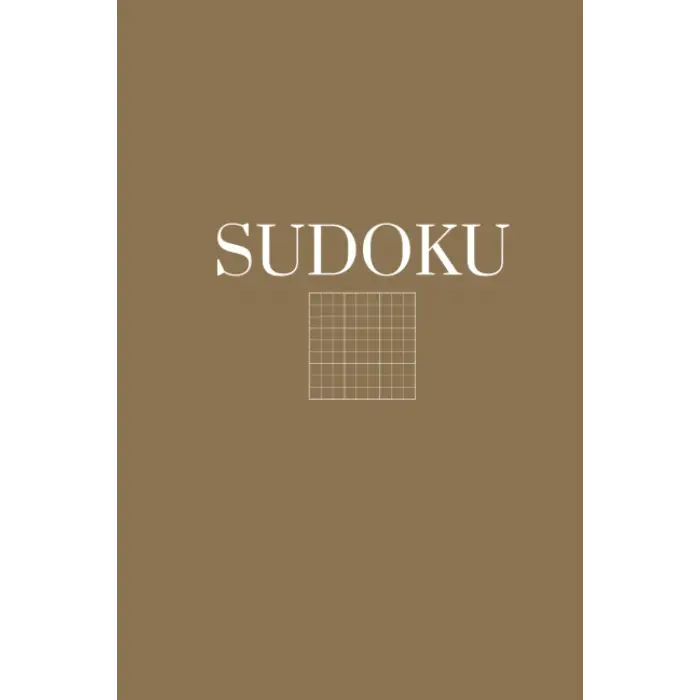 Sudoku Bulmaca Kitabı, Nötr Renkler
