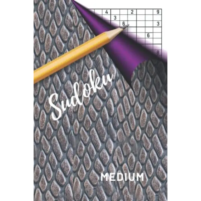 Sudoku: Paperback brain game with numbers. Playing level: MEDIUM. Fun for everyone.
