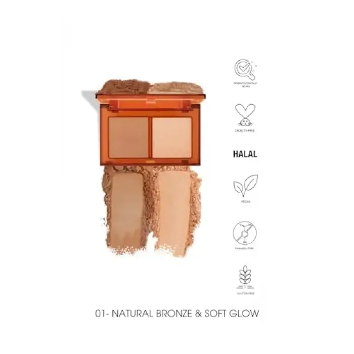 Sun Kissed Bronzer Highlighter Set No:01