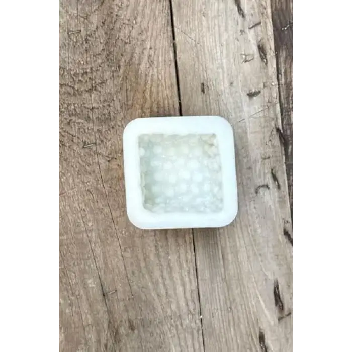 Sünger Küp Mum Kalıbı (Silikon) (1 Adet)