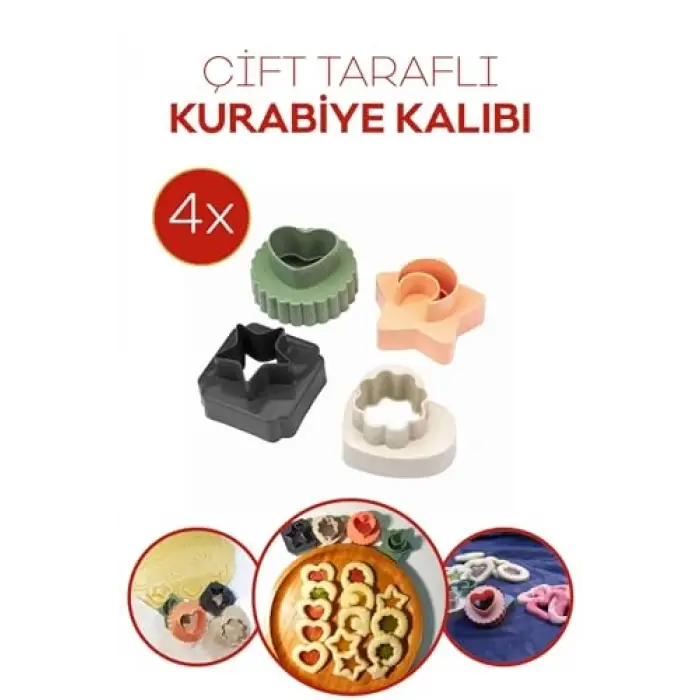 Sunplast Çift Taraflı Kurabiye Kalıbı