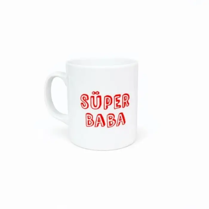 Süper Baba Tasarımlı Kupa Bardak