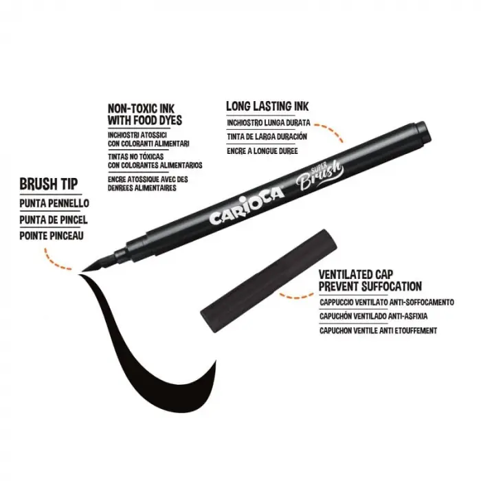 Super Brush Keçeli Boya Kalemi 20Li