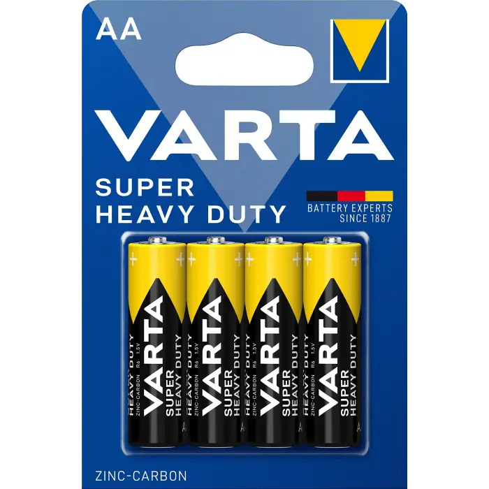 SUPER HEAVY DUTY 4 AA Çinko Karbon Pil