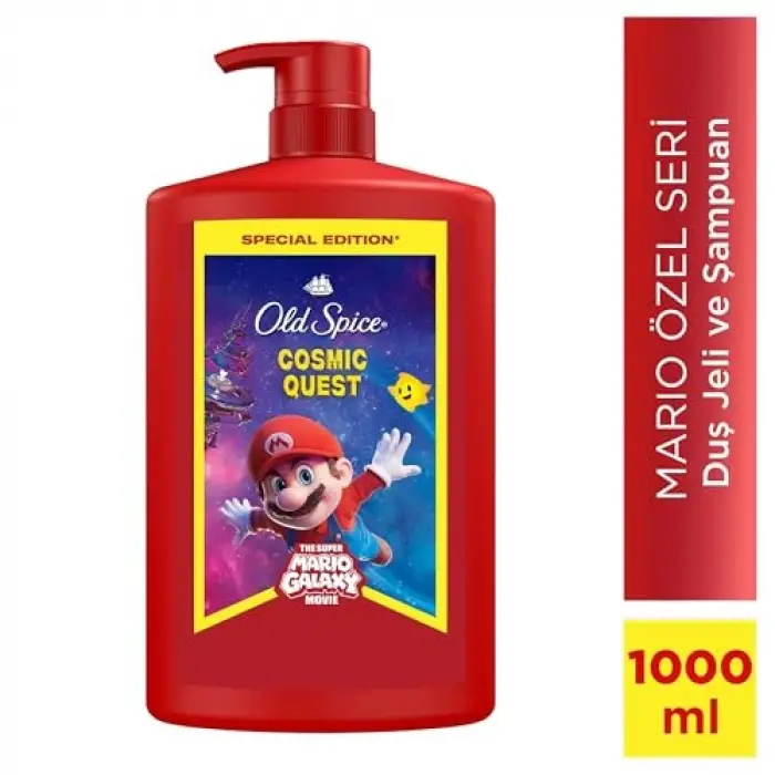 Süper Mario 3’ü 1 Arada Duş Jeli 1000 Mililitre