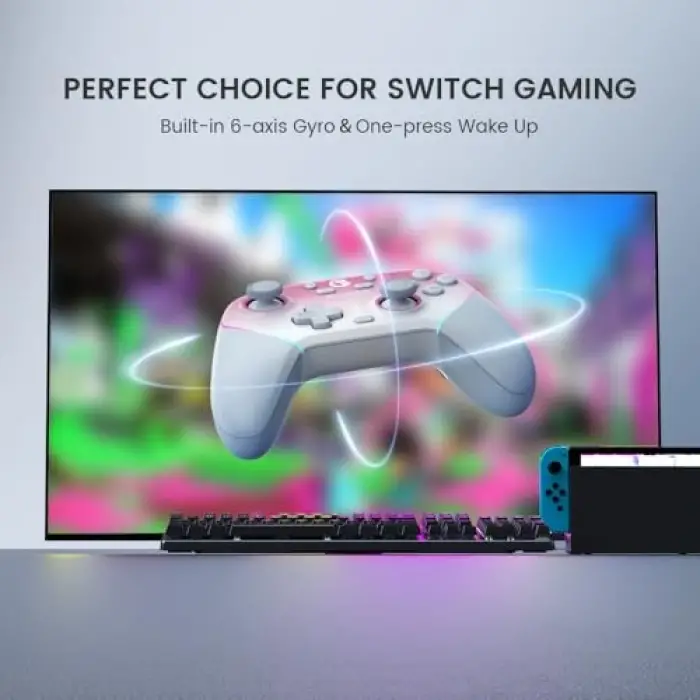 Super Nova Oyun Kumandası, PC/Switch/iOS/Android Uyumlu, Hall Effect Stick ve Trigger, RGB, 1000 mAh, Şarj Docku