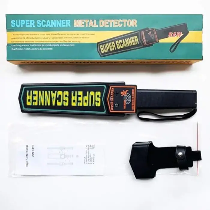 Süper Scanner Metal Üst Arama El Dedektörü