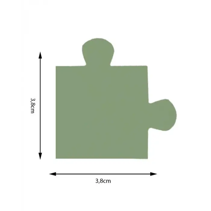 Süper Şekilli Delgeç Puzzle 3.8 cm KM5815