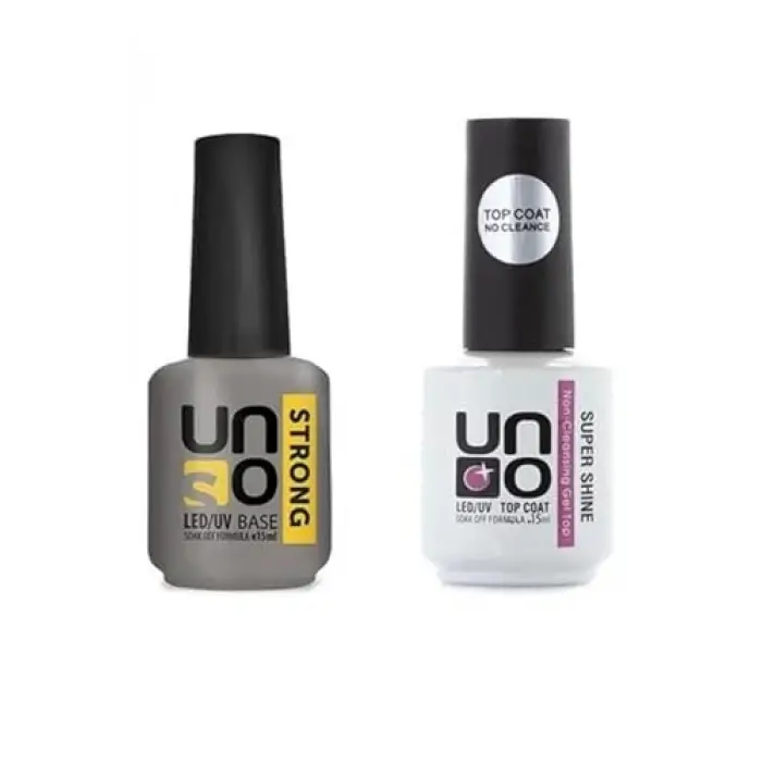 Super Shine Top Coat ve Strong Base Coat, 15 ml, Şeffaf