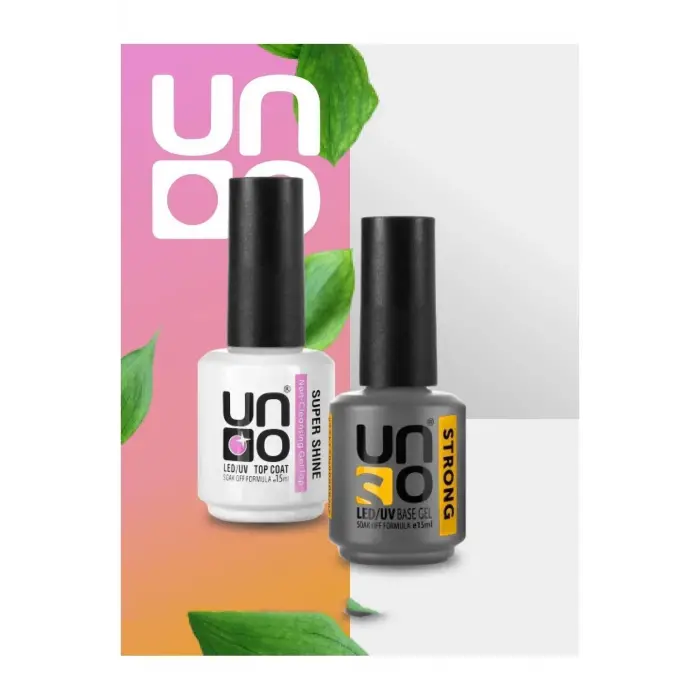 Super Shine Top Coat ve Strong Base Coat, 15 ml, Şeffaf