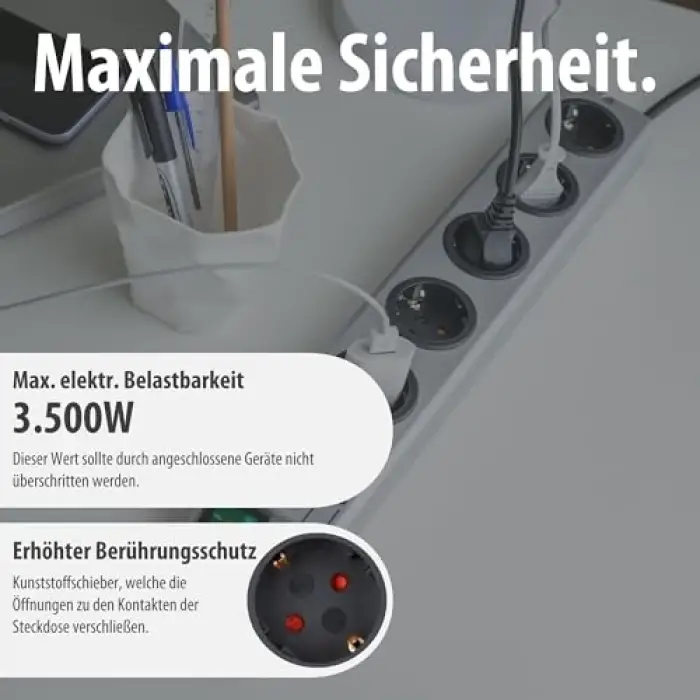 Super-Solid 13.500 mAh 5li Akım Korumalı Priz