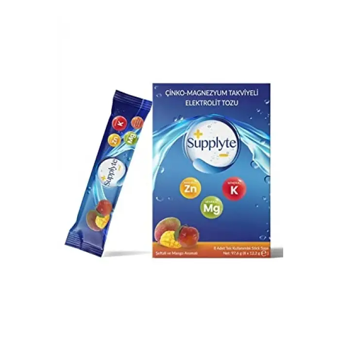 Supplyte Şeftali, Mango Aromalı Saşe 12,2 g