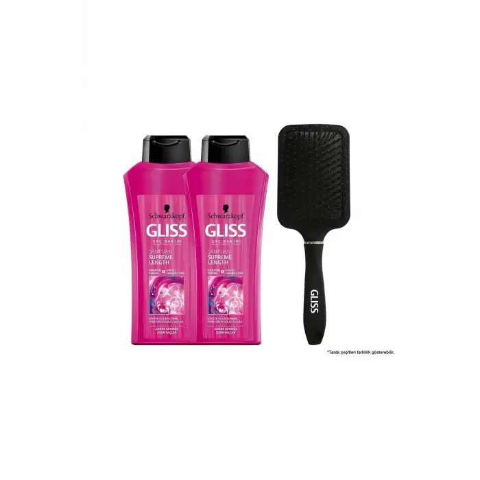 Supreme Length 525 ml Şampuan x 2 + Tarak Seti