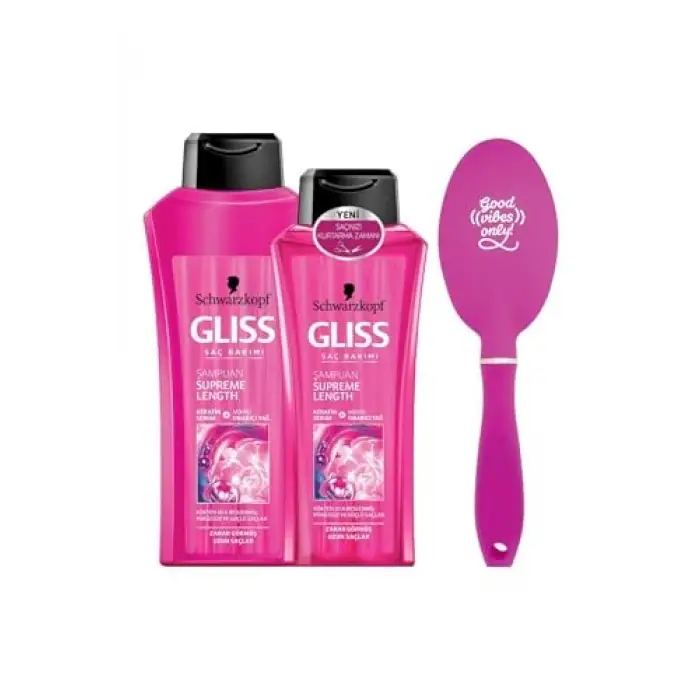 Supreme Length Şampuan 525 ml + 360 ml + Tarak Seti