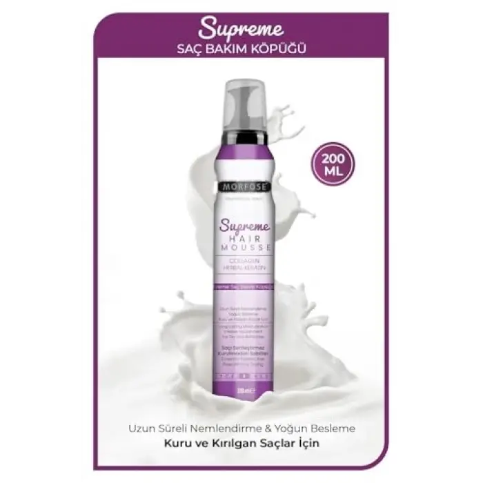 Supreme Saç Köpüğü 200 Ml - Nemlendirme