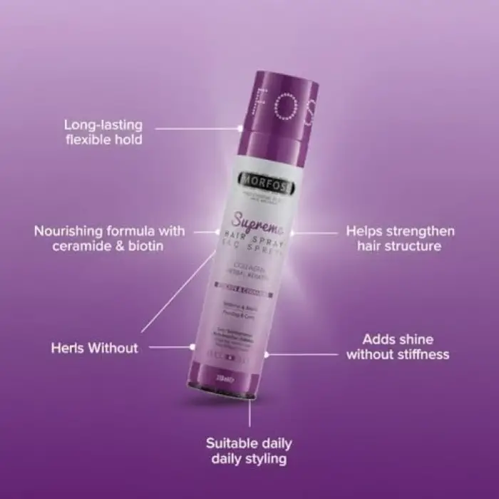 Supreme Saç Spreyi 250 ml - Kolajen, Bitkisel Keratin, Seramid