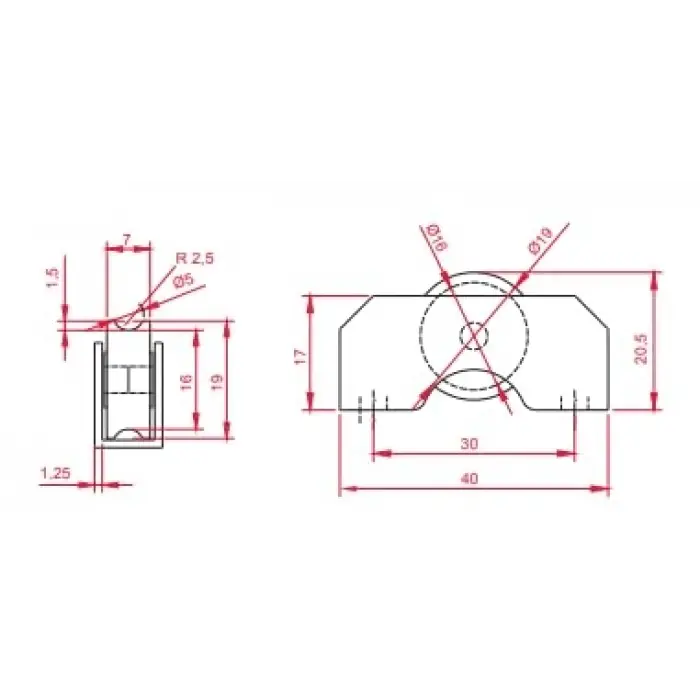 Sürme Sineklik Tekeri 4lü set (1 set)