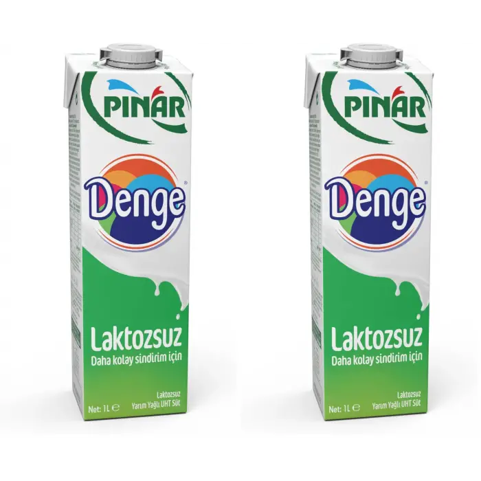 Süt Denge Laktozsuz 1L 2li set