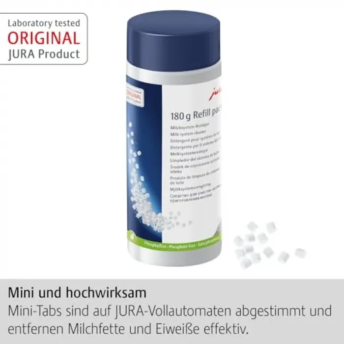 Süt Sistemi Temizleyicisi Mini-Tabs 180 g Refill Pack
