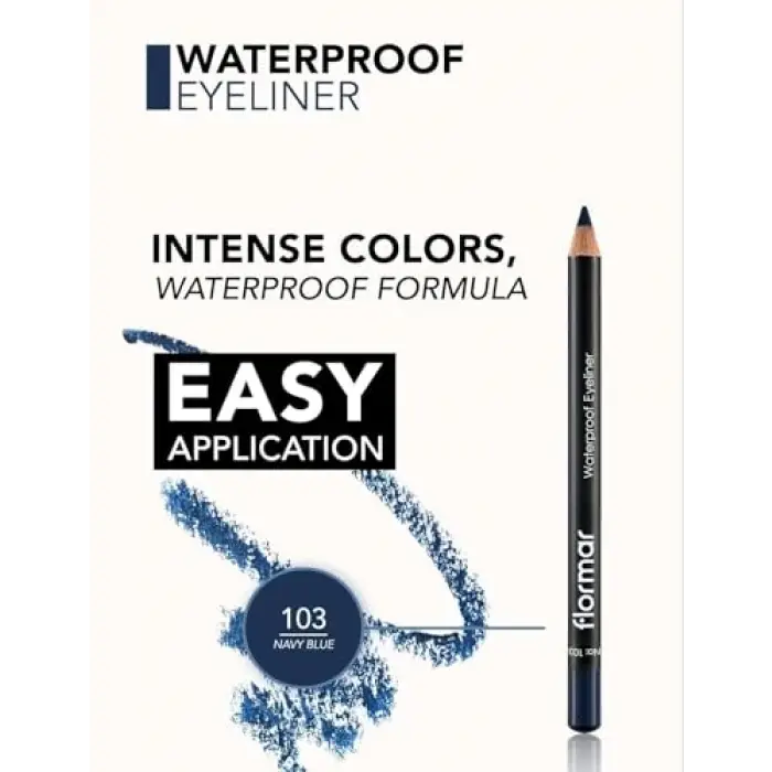 Suya Dayanıklı Göz Kalemi - Mavi Waterproof