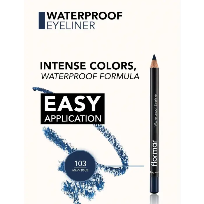Suya Dayanıklı Göz Kalemi - Mavi Waterproof