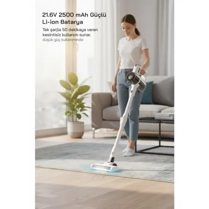 SVC-8634 Kablosuz Dikey Süpürge Hayvan Setli