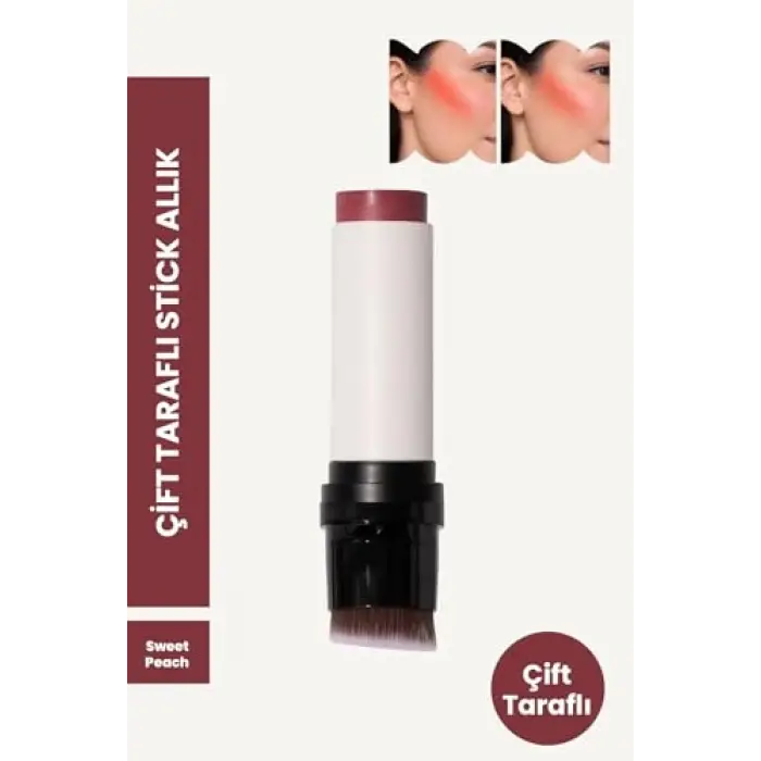 Sweet Peach Çift Taraflı Stick Allık