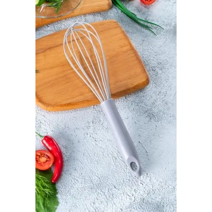 Sweet Silikon Çırpıcı - 27 cm Gri