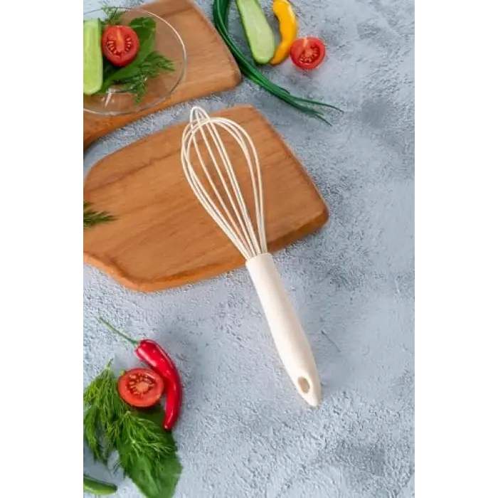 Sweet Silikon Çırpıcı - 27 cm Gri