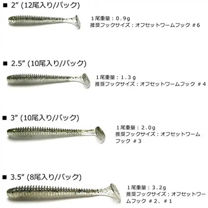 Swing Impact 2.5 #026S Clear Chartreuse Glow Silikon Yem