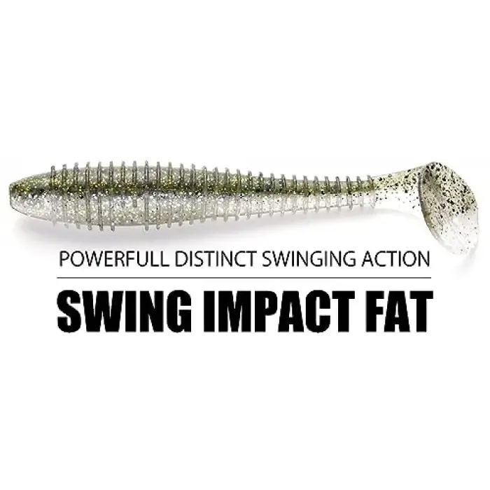 Swing Impact Fat 2.8 #026S Clear Chartreuse Glow Silikon Yem