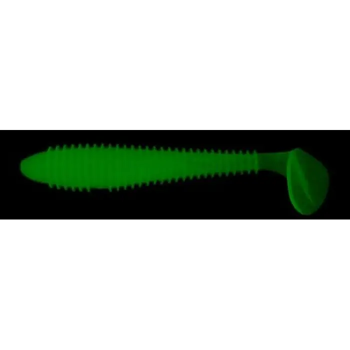 Swing Impact Fat 3.8 #026S Clear Chartreuse Glow Silikon Yem