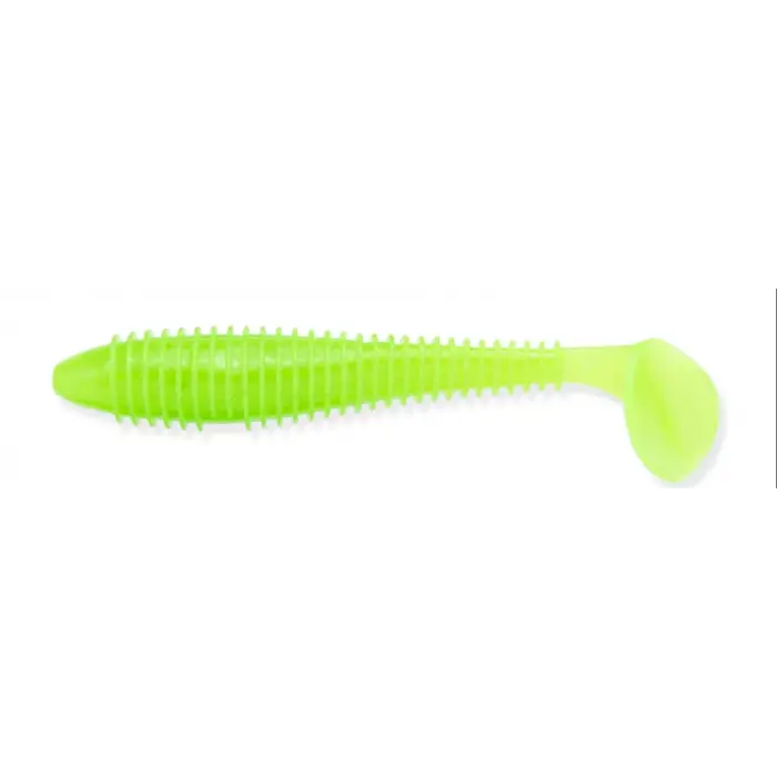 Swing Impact Fat 3.8 #026S Clear Chartreuse Glow Silikon Yem