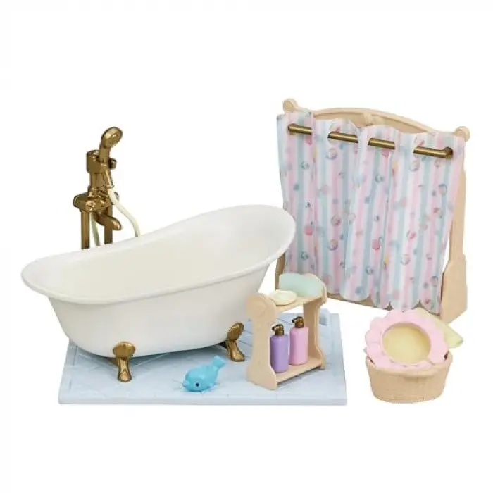 Sylvanian Families EPOCH Banyo Ve Duş Seti, Oyuncak