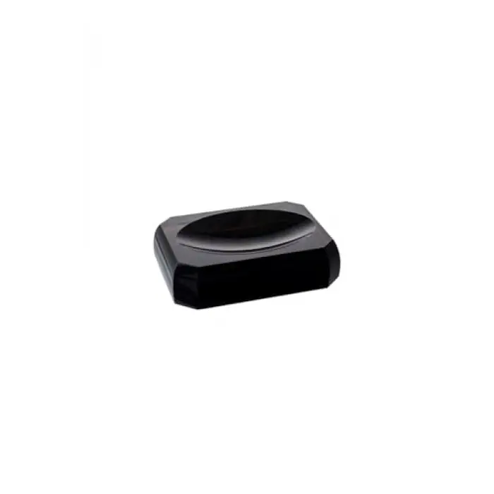 System Cyrstal Bath Accessory Soap Dish Brown Siyah Tek Ebat Ba2051 008 C7