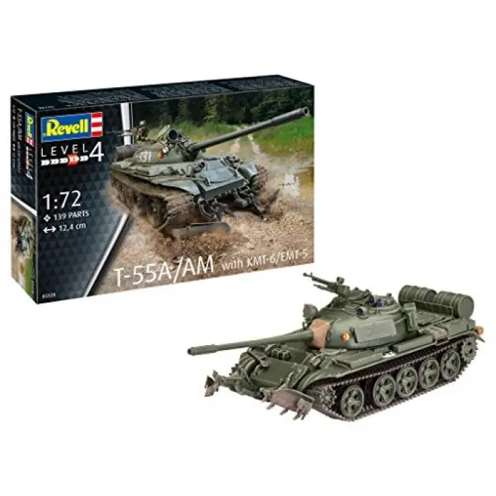 T-55A/AM with KMT-6/EMT-5