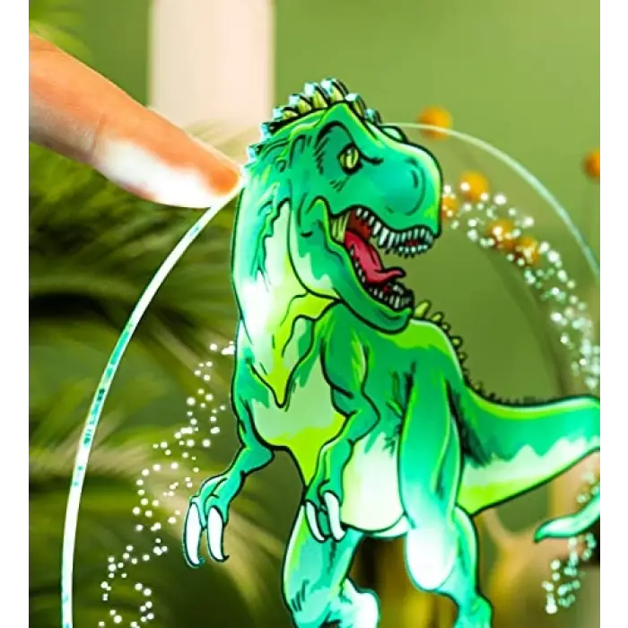 T-Rex Tasarımlı Dinozor 3D LED Gece Lambası