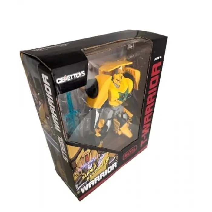 T-Warrior Metal Gövde Dönüşebilen Robot 20 cm